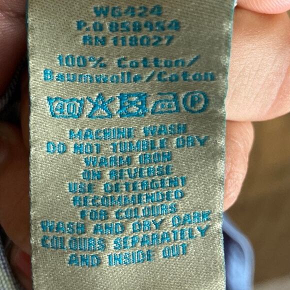 Boden Womens Skirt Blue Floral 100% Cotton Pull On Side Zip 6 Long - Picture 5 of 10